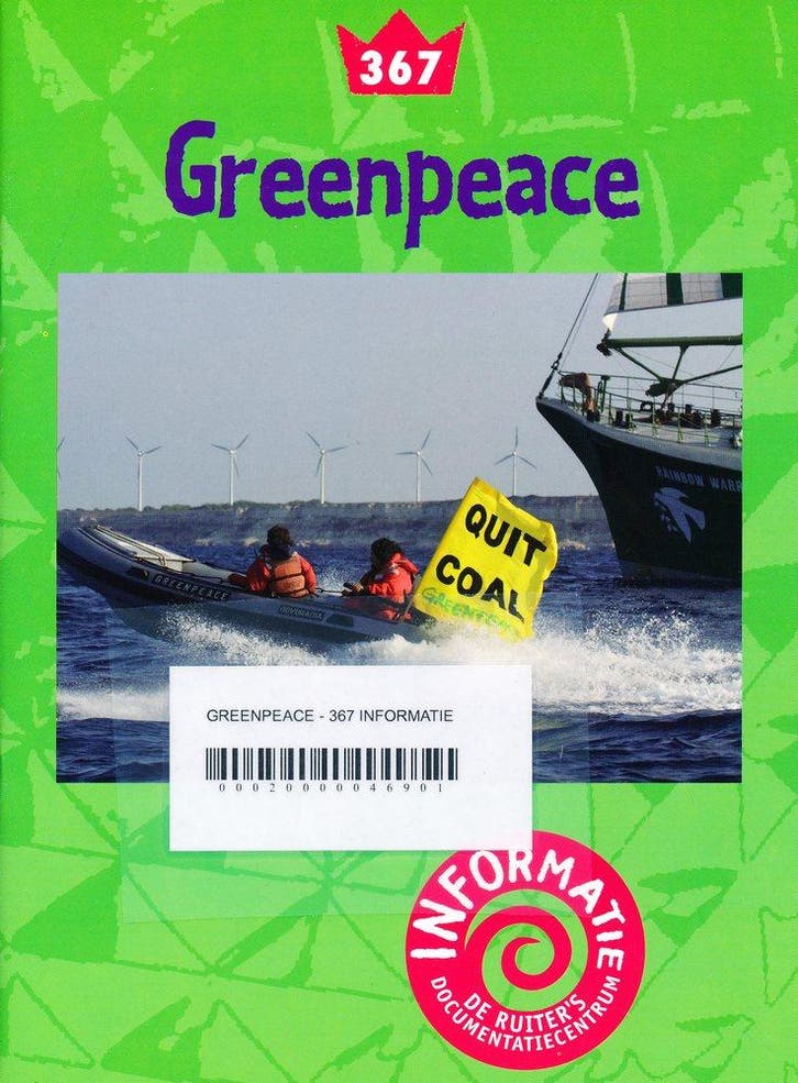 De Ruiters informatie 367 Greenpeace (compleet), Livres, Livres scolaires, Envoi