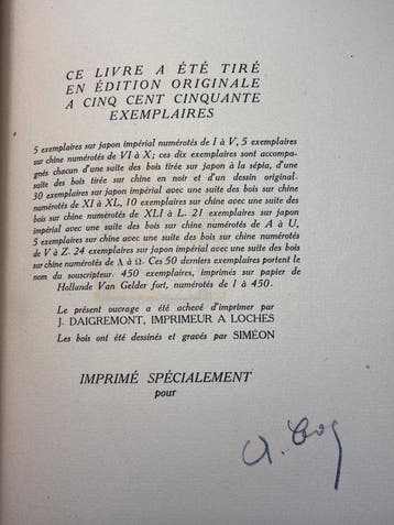 Anatole France / Siméon - Marguerite - 1920