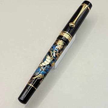 Fountain Pen Revolution (FPR) - Tanoshii Urushi Art, Blue, Nieuw