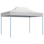 vidaXL Partytent inklapbaar 280x410x315 cm staal wit, Verzenden