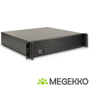 Inter-Tech 2U-K-240L Rack Zwart, Verzenden, Nieuw