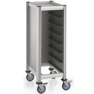 Regaalwagen | MENSA | Aluminium/Hout | 7 Etages (1/1 GN) +, Verzenden, Nieuw in verpakking