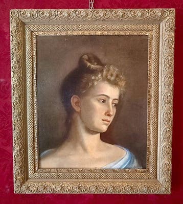 École italienne (XIX) - Ritratto di ragazza