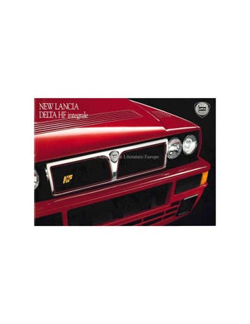 1992 LANCIA DELTA HF INTEGRALE BROCHURE ENGELS, Ophalen of Verzenden