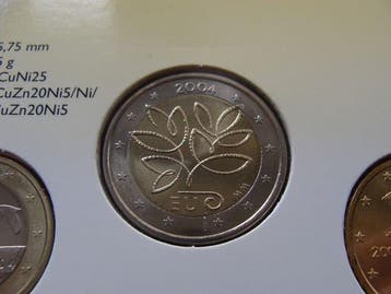 Finlande. Year Set (BU) 2004 Moomin (incl. de 2 Euro