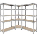 tectake Werkplaatsrek Gustav, 3-delig, 15 planken, 2625 kg -, Verzenden, Nieuw