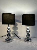 Conforama - Tafellamp (2) - Fabrys - Chroom, Plastic,