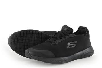 Skechers Werkschoenen in maat 38 Zwart, Skechers, Verzenden, Zwart, Zo goed als nieuw