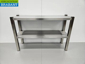 RVS HCB Dubbele Etagère Brug Premium-line 100 cm Horeca, Ophalen of Verzenden