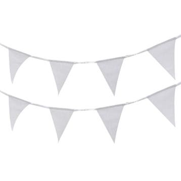 Witte Slinger Stof 5m, Hobby en Vrije tijd, Feestartikelen, Verzenden, Nieuw