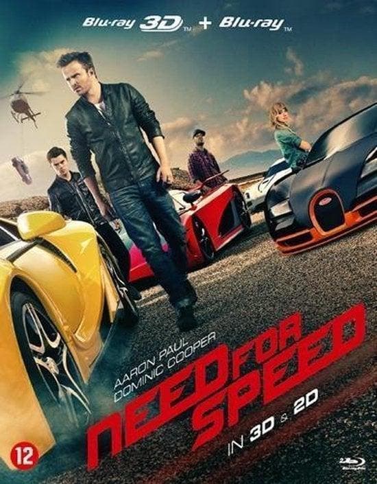Need for speed 2D en 3D) (blu-ray tweedehands film), Cd's en Dvd's, Blu-ray, Ophalen of Verzenden