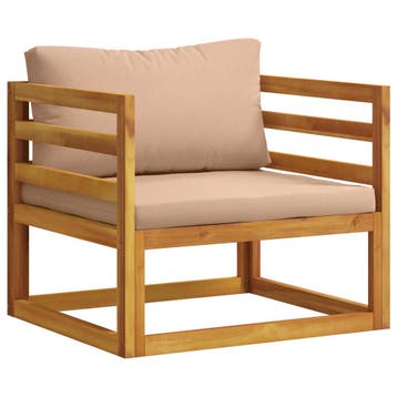 vidaXL Modulaire fauteuil met kussens, Verzenden, Nieuw