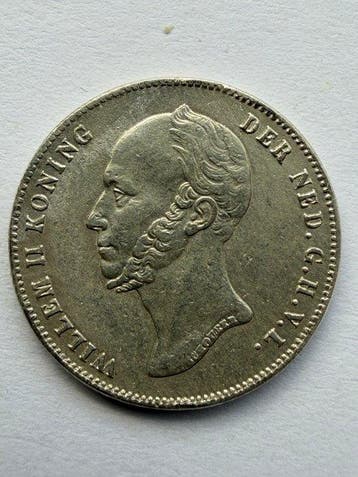Nederland. Willem II. 1/2 Gulden 1848