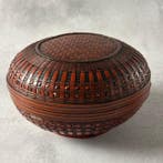 Doos - Bamboe - Vintage handgemaakt