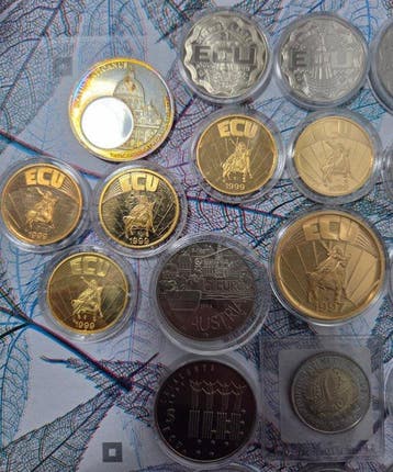 Europe - Lot of commemorative tokens of Euro and ECU - Jeton
