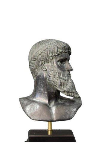 Buste, Busto di Poseidone - 30 cm - gemodelleerd met