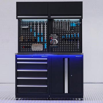 Datona Werkplaatsinrichting PREMIUM met lade- en deurenkast, Doe-het-zelf en Bouw, Ophalen of Verzenden, Nieuw