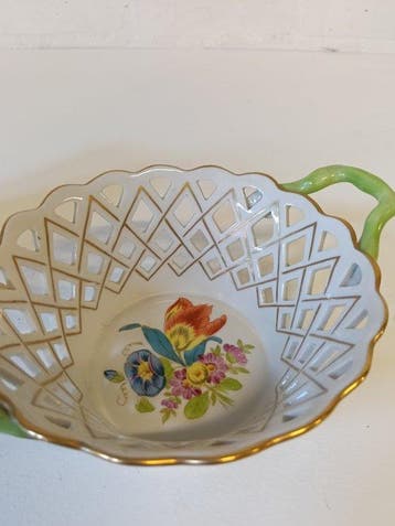 Herend - Plateau (2) - Porcelaine - Peint à la main