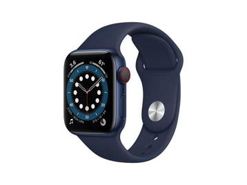 Apple Watch Series 6 - 40mm - Aluminium - Blauw - GPS +, Handtassen en Accessoires, Smartwatches, Verzenden, Zo goed als nieuw