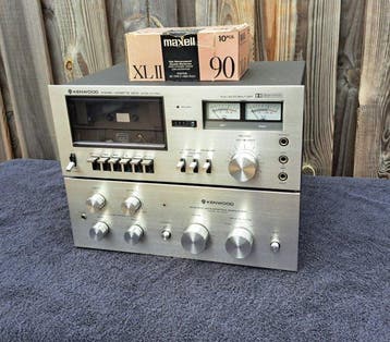 Kenwood - KA-3700 + KX-530 lecteur de cassette Amplificateur, Nieuw