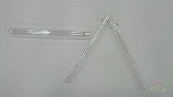 Reageerbuisjes test tube glas 2 gaatjes 15 cm ø1.5 set 12