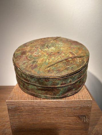 akan bronzen doos - Akan - Ghana, Antiek en Kunst