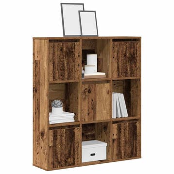 vidaXL Boekenkast 89x24x101,5 cm bewerkt hout oud, Verzenden