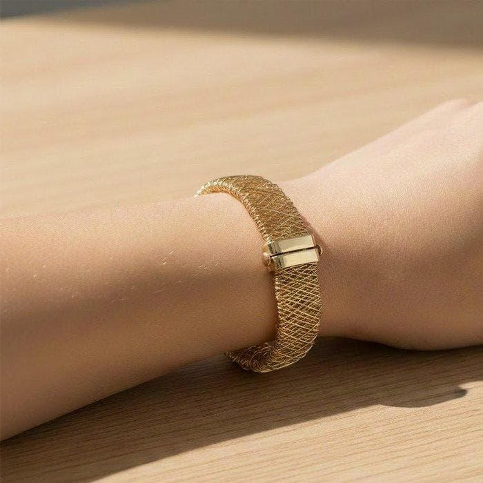 Armband - 18 karaat Geel goud, Handtassen en Accessoires, Armbanden