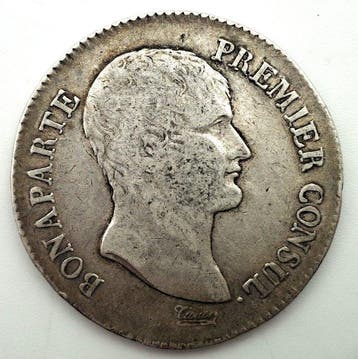 Frankrijk. Consulaat (1799-1804). 5 Francs An 12-M, Toulouse