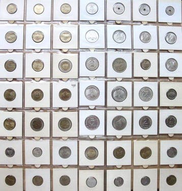 Indonésie. 49 different Coins | 1951-1999 | Sen up to 1000