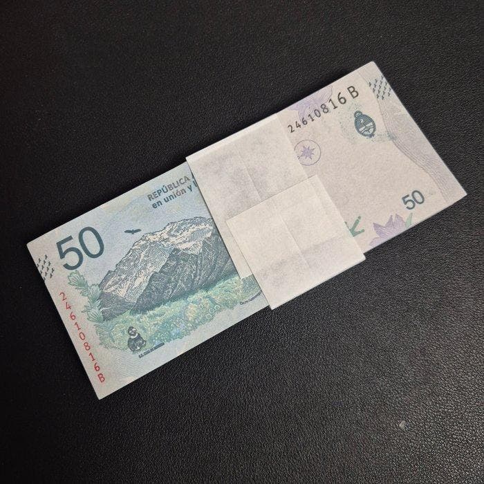 Argentinië. - 100 x 50 Pesos - 2018 - Pick 363 (Zonder, Postzegels en Munten, Bankbiljetten | Europa | Niet-Eurobiljetten