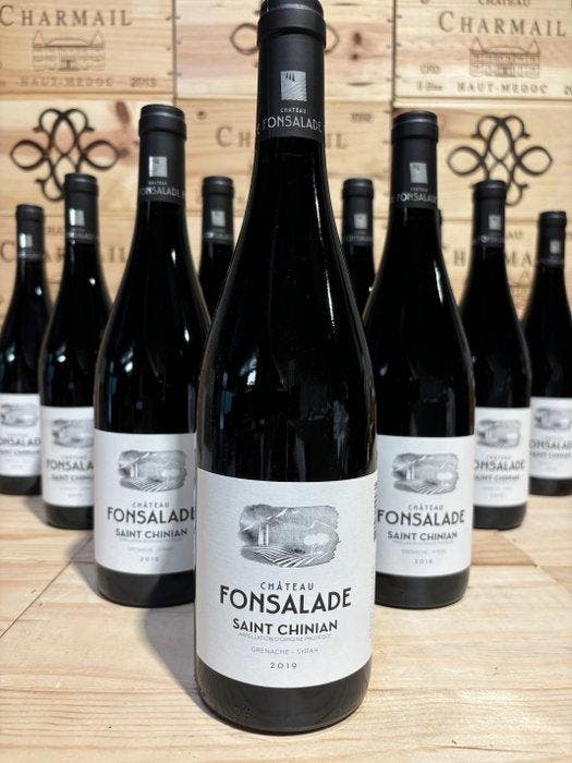 2019 Château Fonsalade - Saint-Chinian - 12 Flessen (0.75, Verzamelen, Wijnen