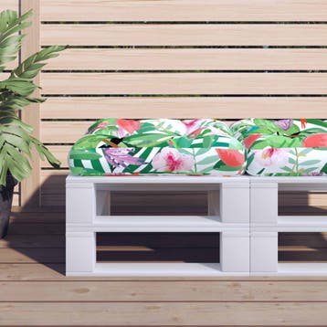 vidaXL Palletkussen 58x58x10 cm oxford stof meerkleurig, Verzenden, Nieuw