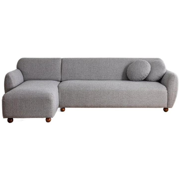 Evila Originals Eddy Hoekzetel Links Lichtgrijs - Outlet -, Huis en Inrichting, Zetels | Zetels, 75 tot 100 cm, Zo goed als nieuw