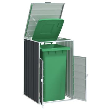 vidaXL Containerberging voor 1 container 72x81x115 cm staal, Doe-het-zelf en Bouw, Verzenden