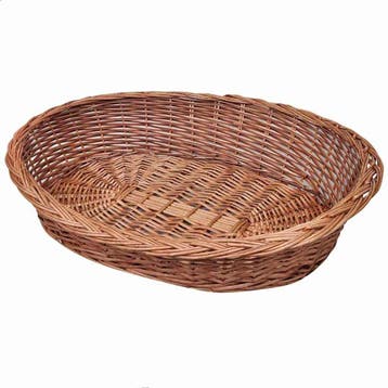 vidaXL Hondenmand/huisdierenbed 90 cm natuurlijk wilgen, Dieren en Toebehoren, Verzenden, Nieuw