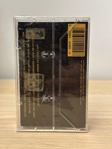 Michael Jackson - Dangerous - Sealed US tape - Cassette, CD & DVD