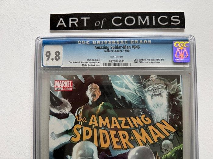 The Amazing Spider-Man #646 - CGC 9.8 - Cover Forms Single, Boeken, Strips | Comics