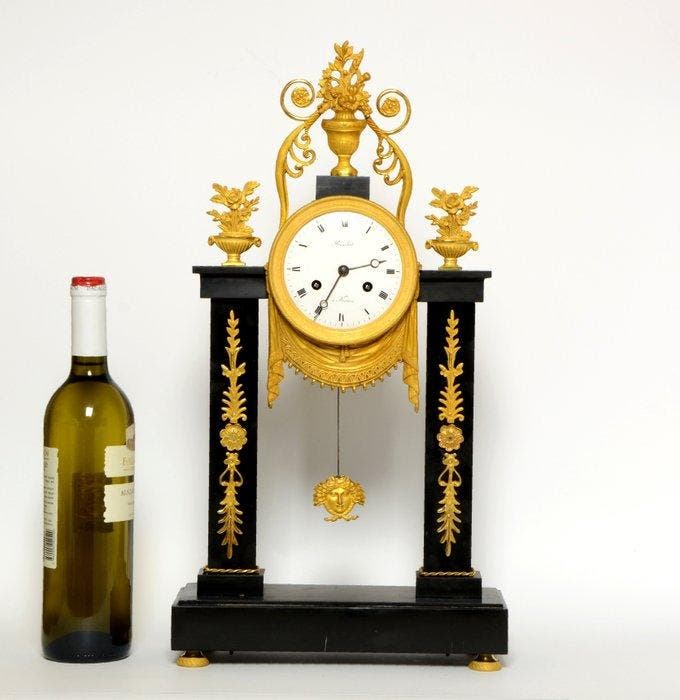 Franse portiekklok - Bouchet a Nismes (Nimes) Louis XVI, Antiquités & Art, Antiquités | Horloges