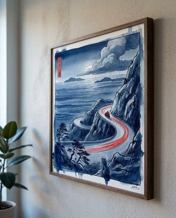 MEDSAN - Akira Bike on the Ukiyo-e Coast () - UNIQUE