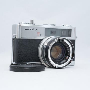 Minolta Hi-Matic 7s (Rokkor-PF 45mm f/1.8) Analoge camera, Nieuw