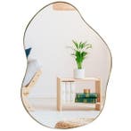 2dekans | Coast Asymmetrische wandspiegel - 78 x 56 cm -, Huis en Inrichting, Ophalen of Verzenden, Nieuw