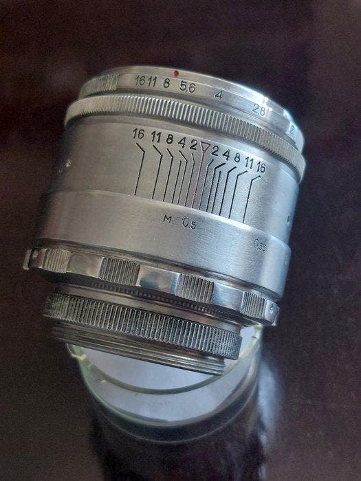 Helios 44-2 2/58 aluminium Cameralens, TV, Hi-fi & Vidéo, Appareils photo analogiques