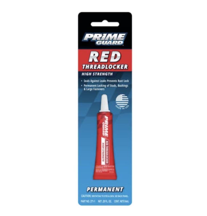 PRIME GUARD RED THREADLOCKER - 6ML, Autos : Pièces & Accessoires, Autres pièces automobiles, Enlèvement ou Envoi