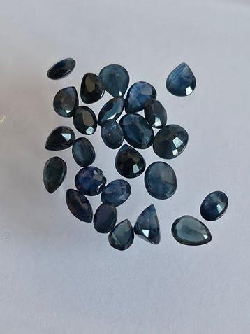 Sans prix de réserve - 24 pcs Bleu Saphir - 6.59 ct -