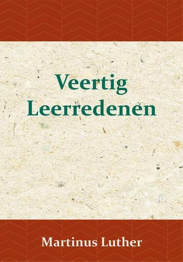 Veertig Leerredenen | Maarten Luther | Nieuw, Boeken, Verzenden, Nieuw, Maarten Luther