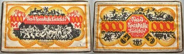 1000 Mark 1922-12-15 Stadtsparkasse Bielefeld, Postzegels en Munten, Verzenden
