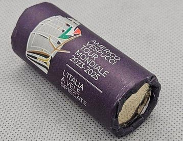 Italië. 2 Euro 2025 Amerigo Vespucci (25 coins) in roll