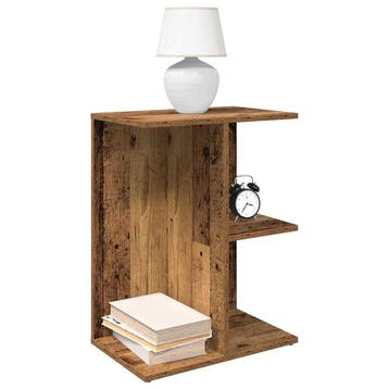 vidaXL Nachtkastjes 2 st 46,5x29x61 cm bewerkt hout oud, Huis en Inrichting, Slaapkamer | Nachtkastjes, Verzenden, Nieuw