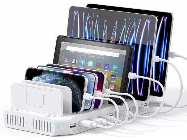 Veiling - 10-poorts Multi-apparaat USB-laadstation Quickchar, Computers en Software, Laptop-opladers